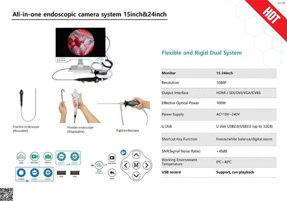 주문 TUYOU TU-24LSDC 24인치 1080P 의료 내시경 카메라와 SONY CMOS 센서 LED 광원 및 동화/디지털 확대/백색 균형 온라인 제품