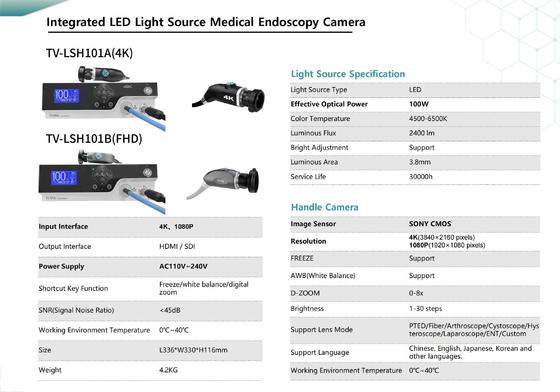 주문 4K Endoscope Camera with HDMI/SDI Output One-touch Freeze and Dual USB Ports for Medical Endoscope Imaging System 온라인 제품