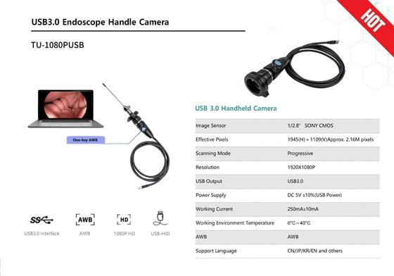 주문 1080P FHD Medical Endoscope Camera with SONY CMOS Sensor and Auto White Balance 온라인 제품