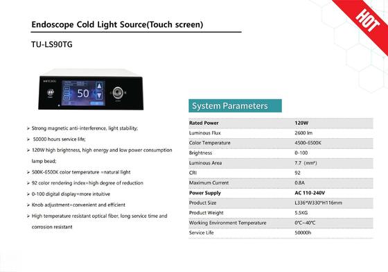 TUYOU TU-LS90TG 120w light source can be used with endoscope camera systems of different brands.