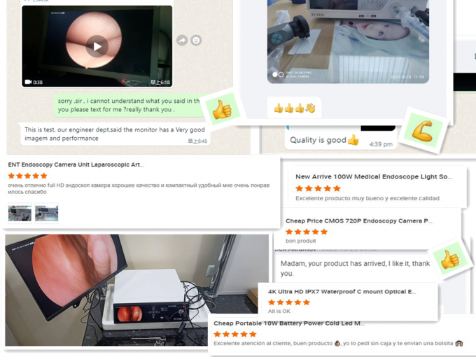 풀 HD 내시경 의료 카메라 100W 광원 3