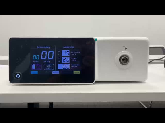 공장 직선 CO2 흡입기 내장 난방 및 높은 흐름 40L/min 7 인치 컬러 터치 스크린을 특징으로 하는 Laparoscopic 수술